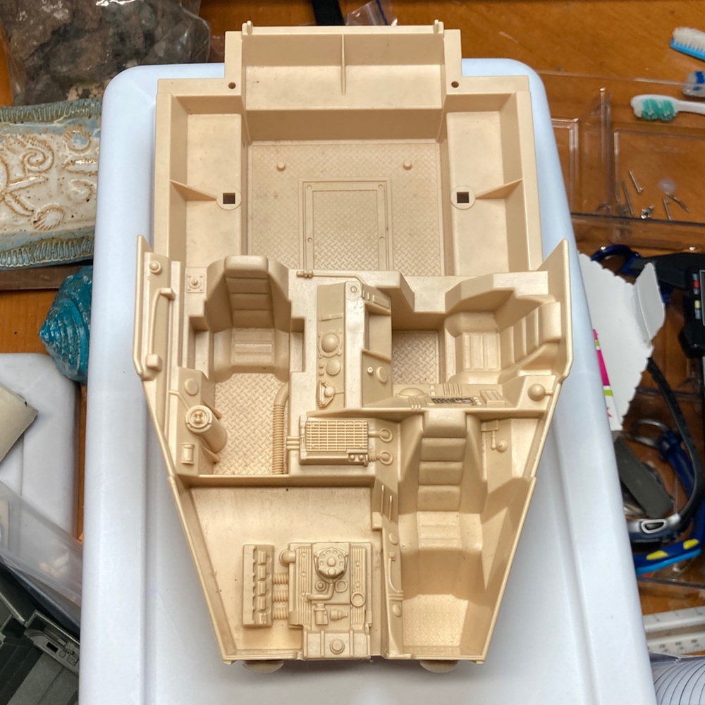 Gi Joe 1988 Warthog interior part, decal, great replacement vintage Hasbro